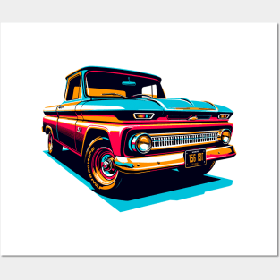 Chevy pickup Posters and Art